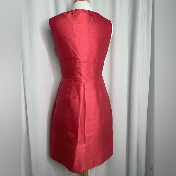 Kate Spade All That Glitters Mina Strawberry Bow Sheath Silk Dress - Picture 5 of 14